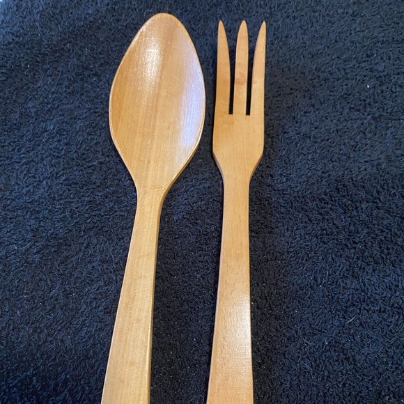 Wooden fork and spoon - Picture 2 of 4